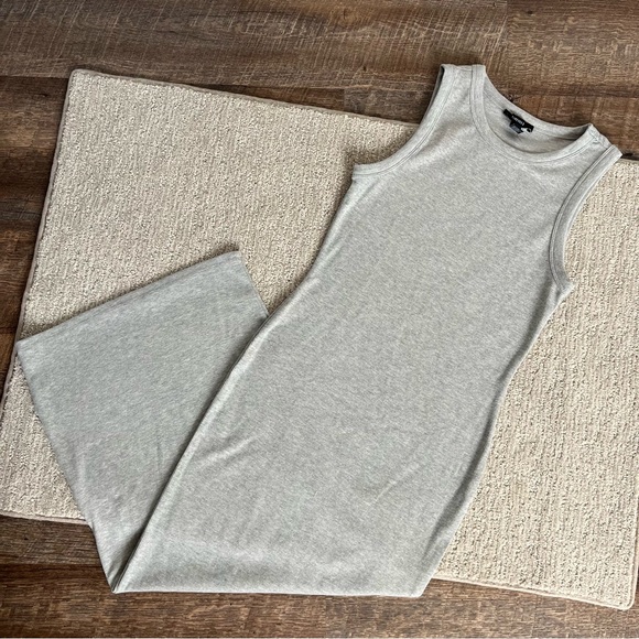 Forever 21 Gray Maxi Dress - Size Medium - Picture 2 of 7